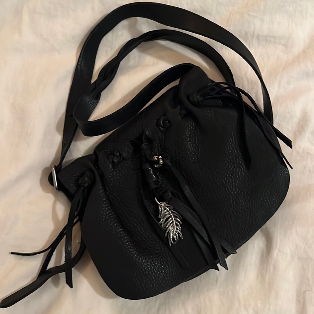Lucky Brand Black Leather Purse